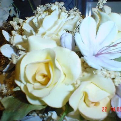 Agapantus, Roses And Carnations