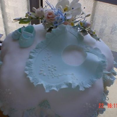 Bib And Little Shoes For A Special Baby Boy