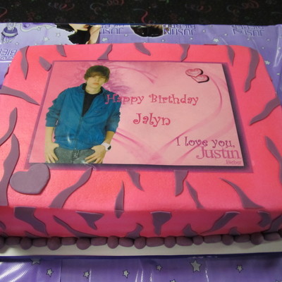 Justin Beiber Cake