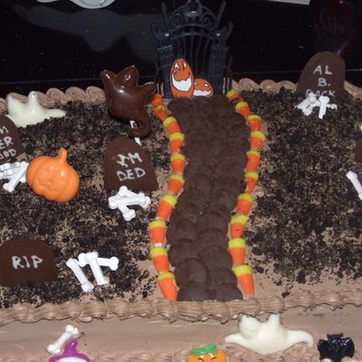 Fun Halloween Birthday Cake