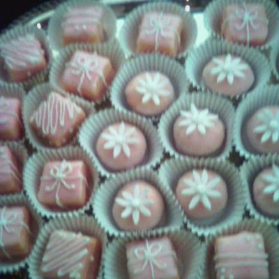 Pink Petit Fours