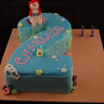 Mermaid Under The Sea Cake