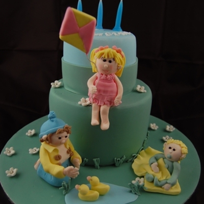 Birthday Cake Of Her Children