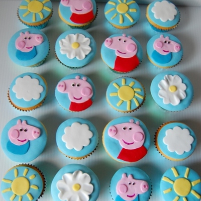 Peppa Pig Cupcakes