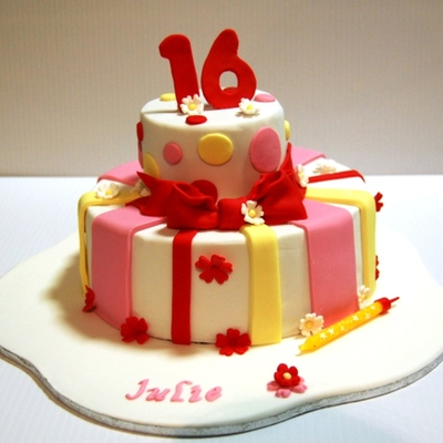 Julie's Sweet 16 Birthday Cake