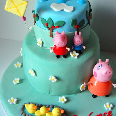 Peppa Pig Birthday Cake