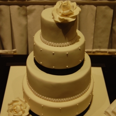 Black White Wedding Cake