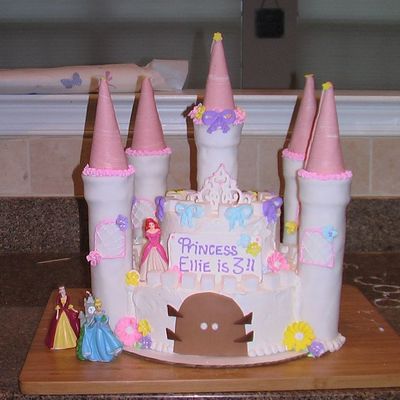 Castle Cake For 3Rd Birthday