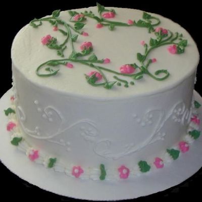 Rosebuds And Scrolls