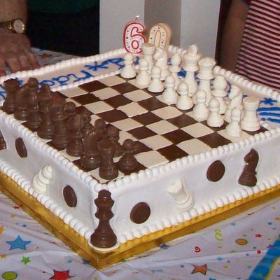 Chess Cake For 60Th Birthday
