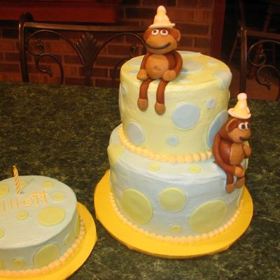Monkey Birthday Cake