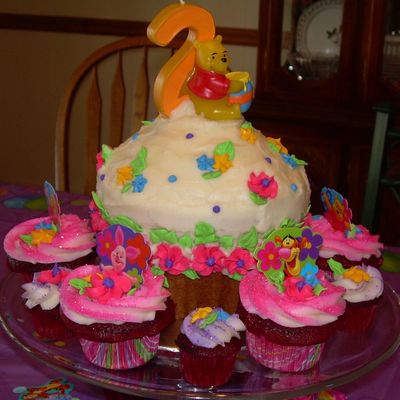 Giant Cupcake Birthday Cake