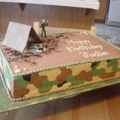 Army Birthday Cake