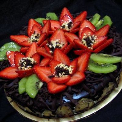 Strawberries In Full Bloom