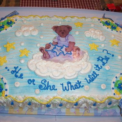 Blue Bear Cake..........