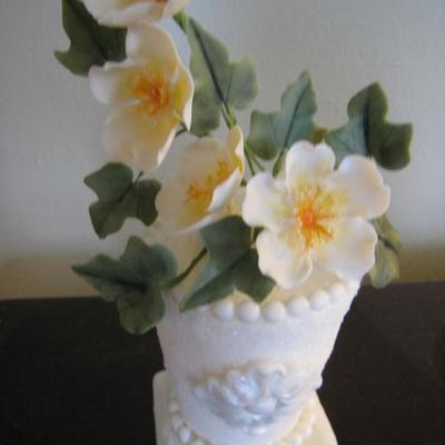 Wild Roses In A Sugar Vase