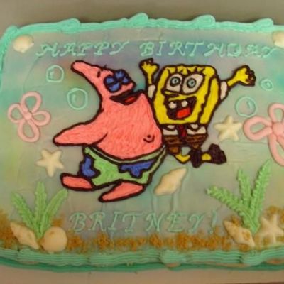 Spongebob Squarepants & Patrick Birthday Cake
