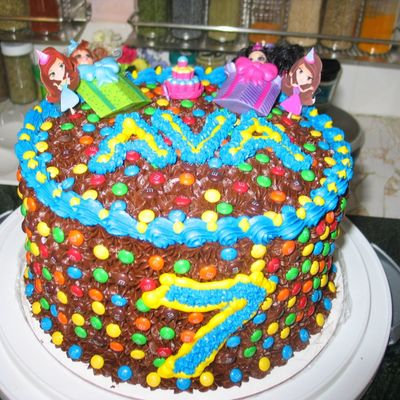 Candy Commotion Birthday Cake