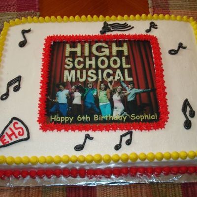 High School Musical Birthday Cake