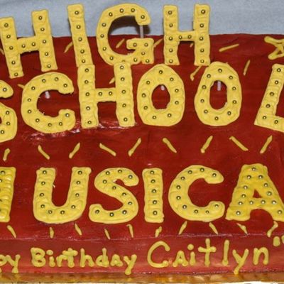 High School Musical Cake