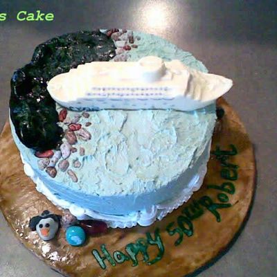 Yacht And Rocky Beach