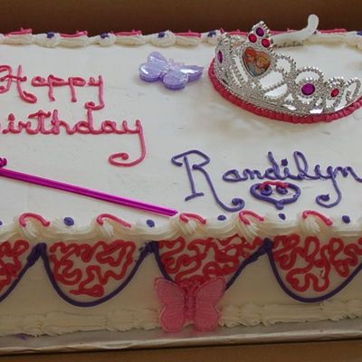 Princess Sheet Cake