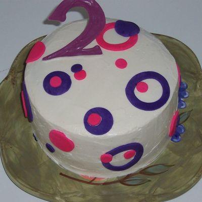Retro Birthday Cake