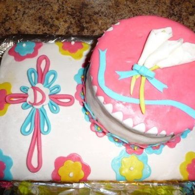 Baptism Cake For Dehlila