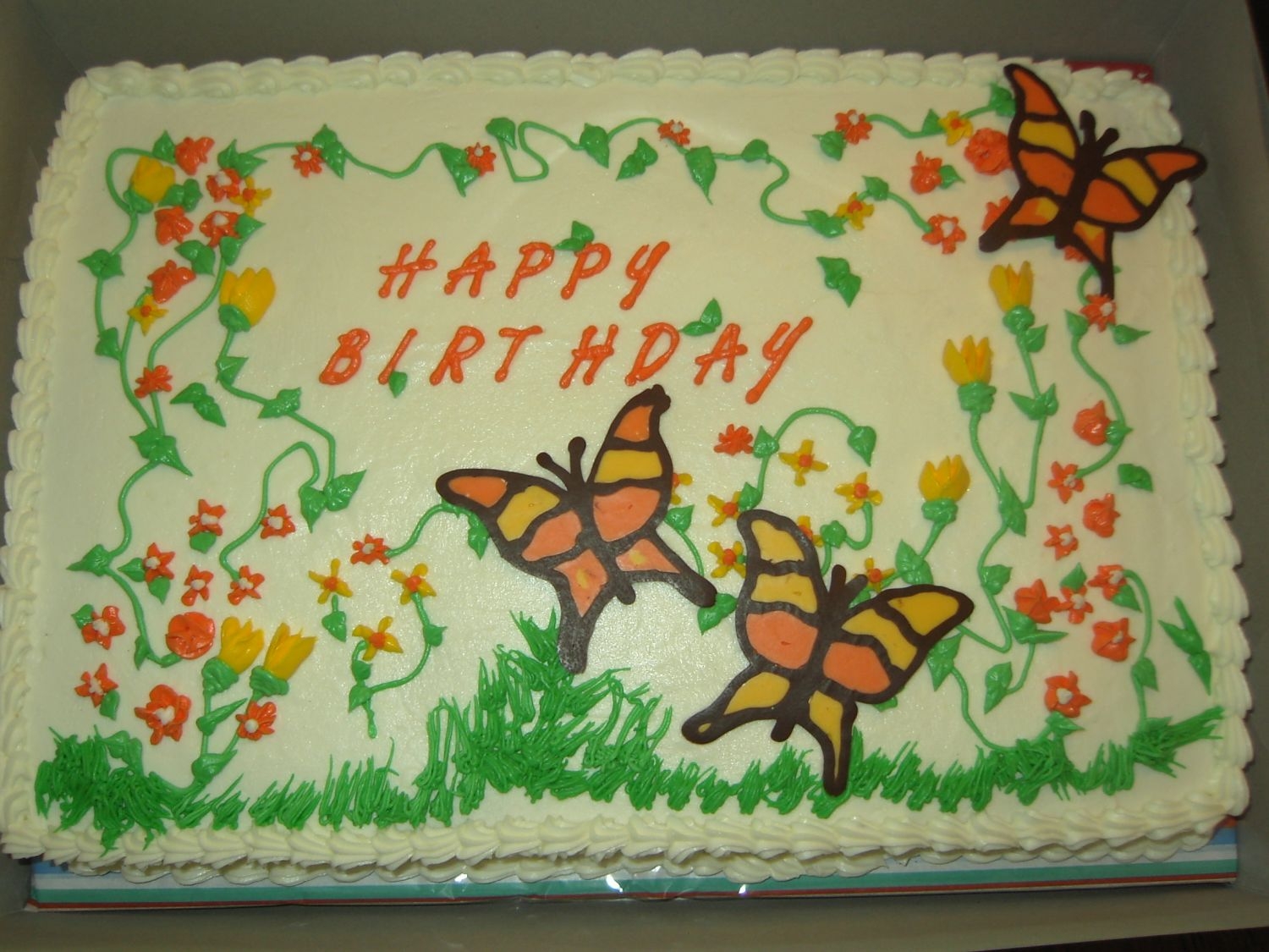 Butterfly Birthday Cake