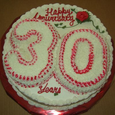 30Th Anniversary Cake