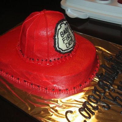 Fire Helmet For Baby Shower