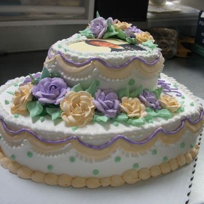 Side View Of Father's Day Cake