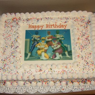 Power Ranger Birthday Cake