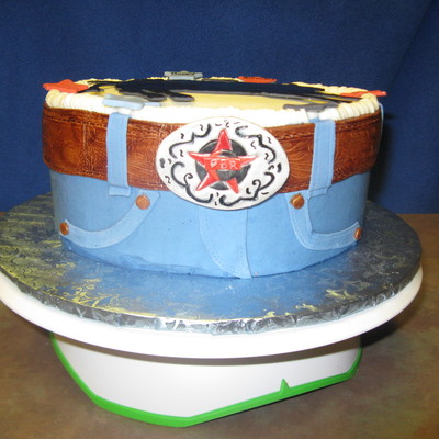 Bucking Bull Cake!!