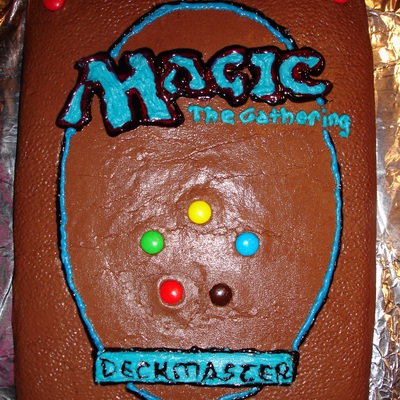 Magic The Gathering Card Cake