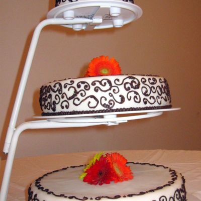 Chocolate Scrollwork