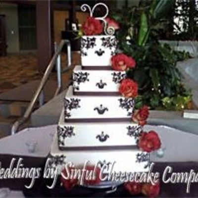 Ivory And Brown Cake