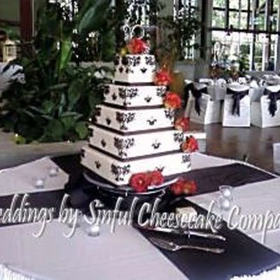 Ivory And Brown Cake Another View