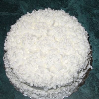 Snow Ball Flower Cake