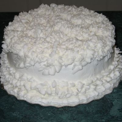 Better View Of Snow Ball Flower Cake