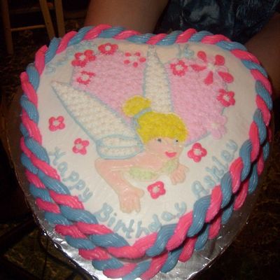 My First Tinkerbell, Not Real Good With Doing Faces Yet.