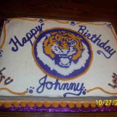 Lsu Tigers Birthday Cake