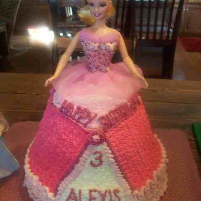 Barbie Doll Cake