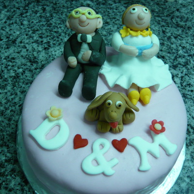 Wedding Anniversay Cake