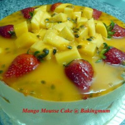 Mango Mousse Cake