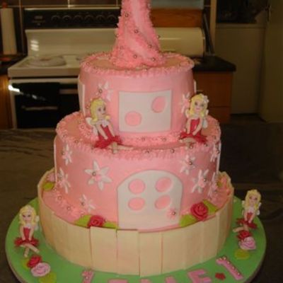 Pink Round Fairy Castle