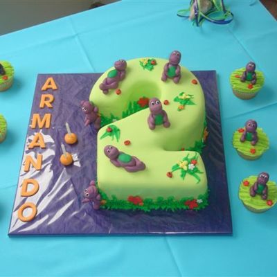 Barney No 2 Cake