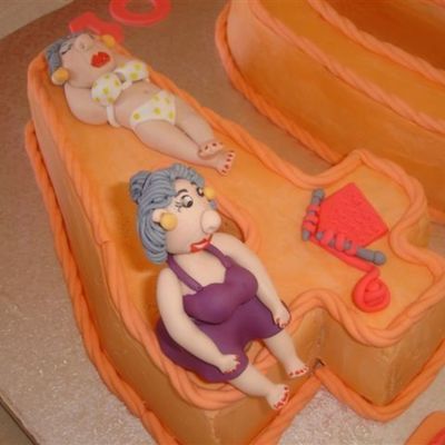 Granny In Bikini