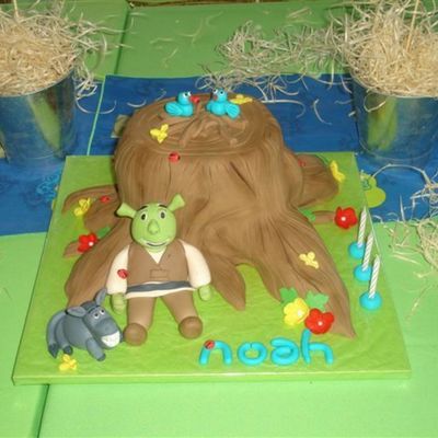 Shrek Cake