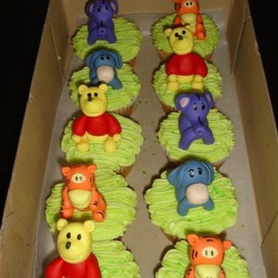 Winnie The Pooh And Friends 3D Cup Cakes